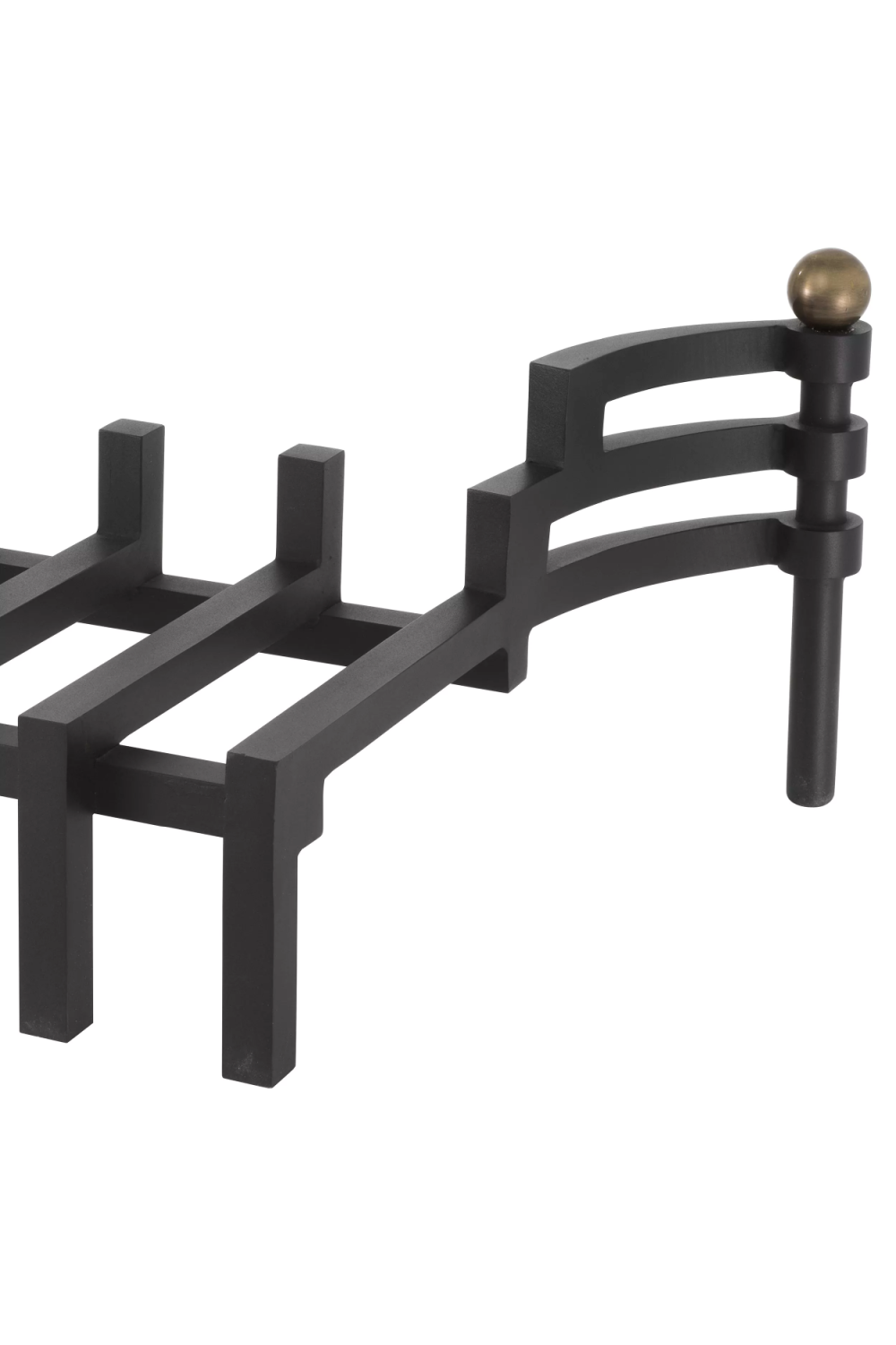 Black Metal Andiron | Eichholtz Artesia | OROA.com