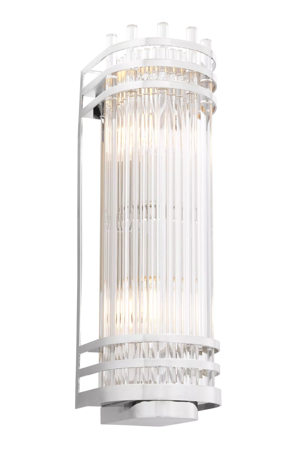 Silver Glass Wall Lamp S | Eichholtz Gulf | Oroa.com