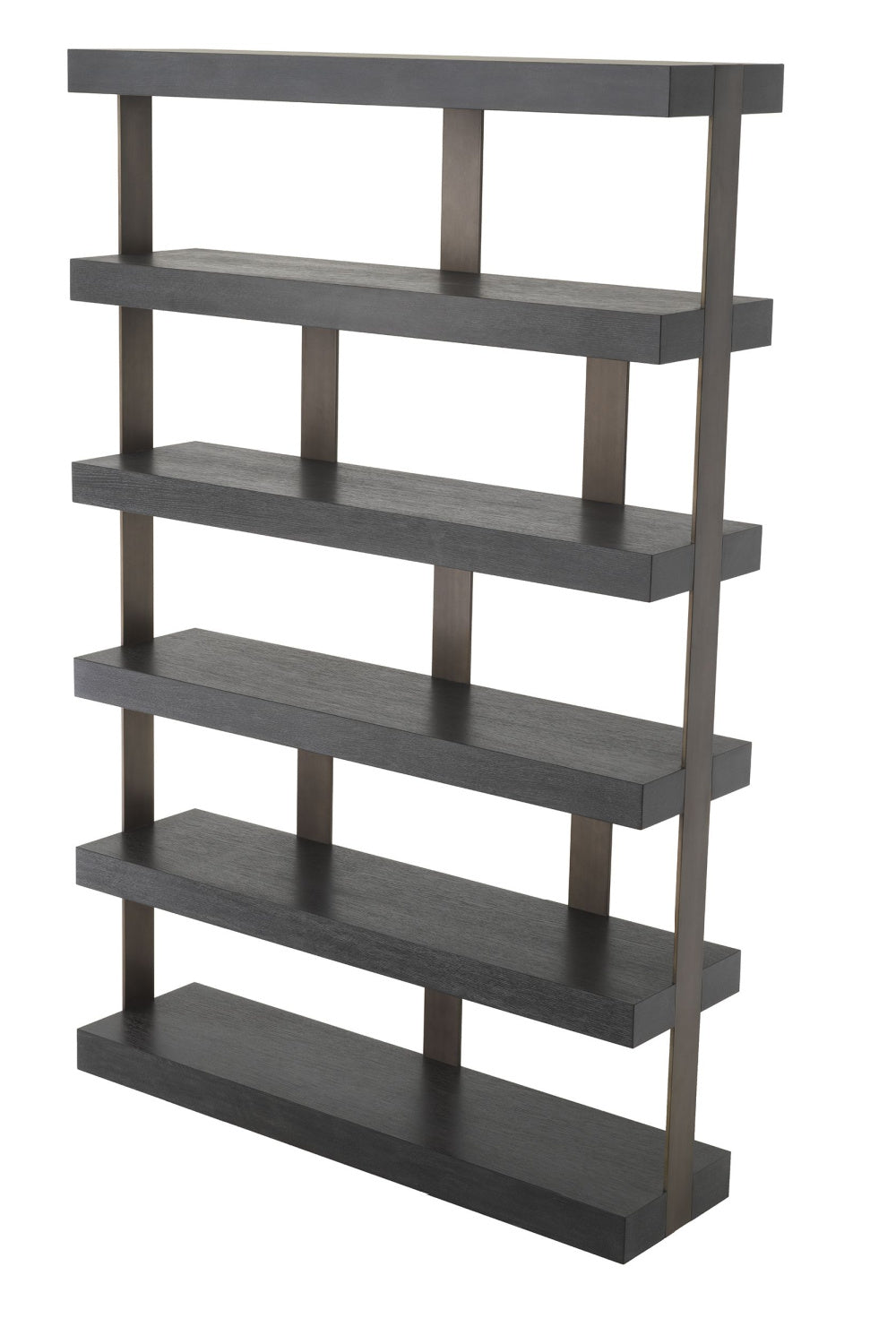 Bronze 5 Shelf Bookcase | Eichholtz Dalmar | OROA.com