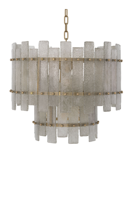 Frosted Hand-Blown Glass Chandelier | Eichholtz Caprera | OROA TRADE