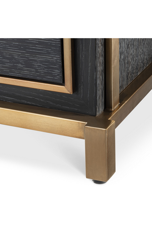 Charcoal Oak Bedside Table | Eichholtz Hazel | OROA