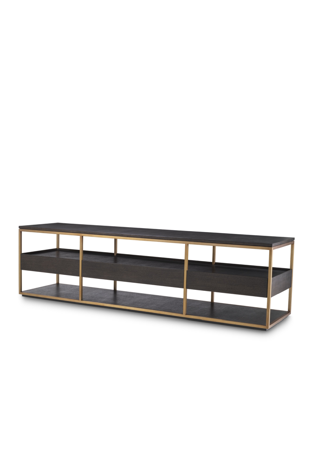 Mocha Straight Oak TV Cabinet | Eichholtz Parker - L | OROA