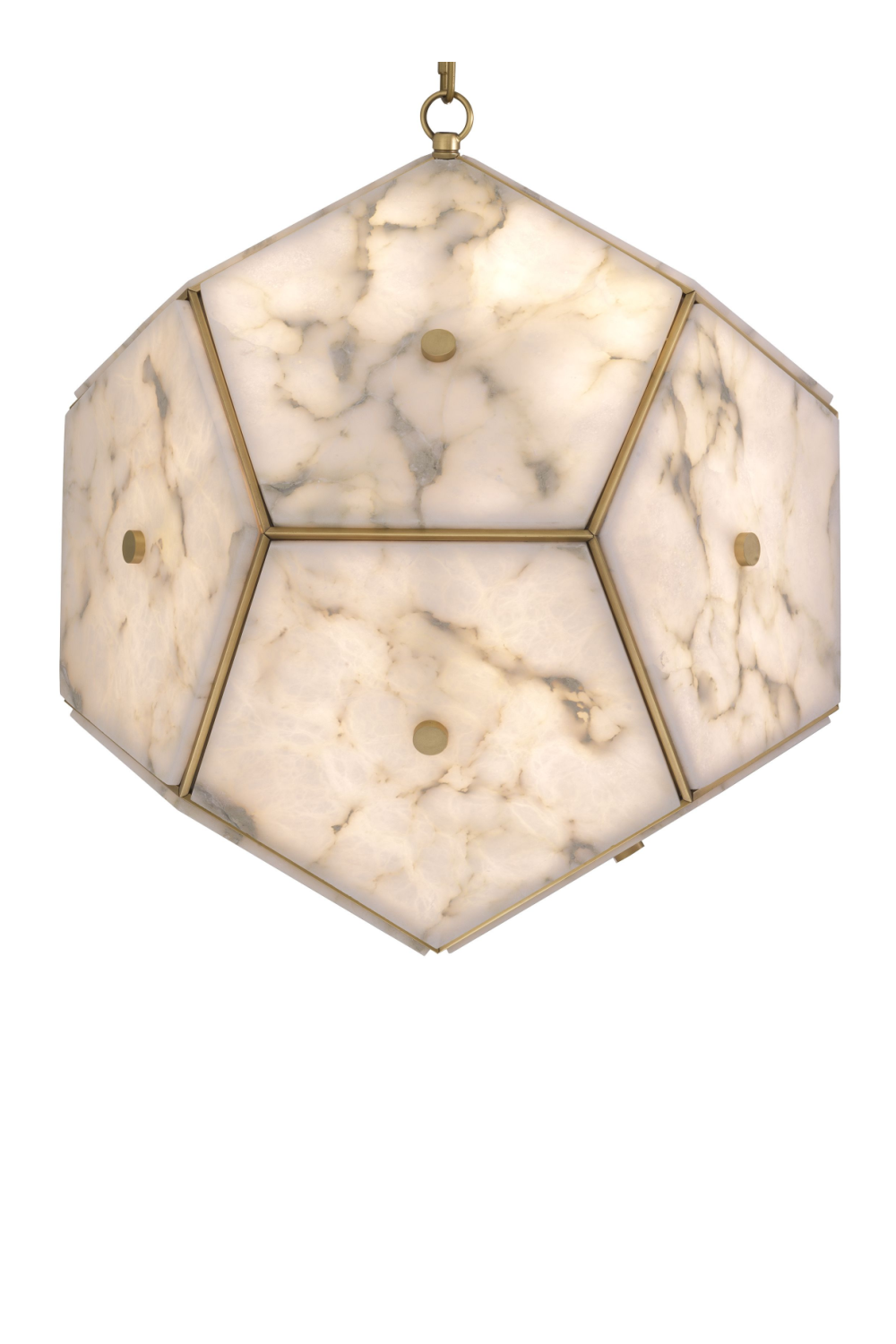Pentagonal Alabaster Lantern | Eichholtz Gallo | OROA.com