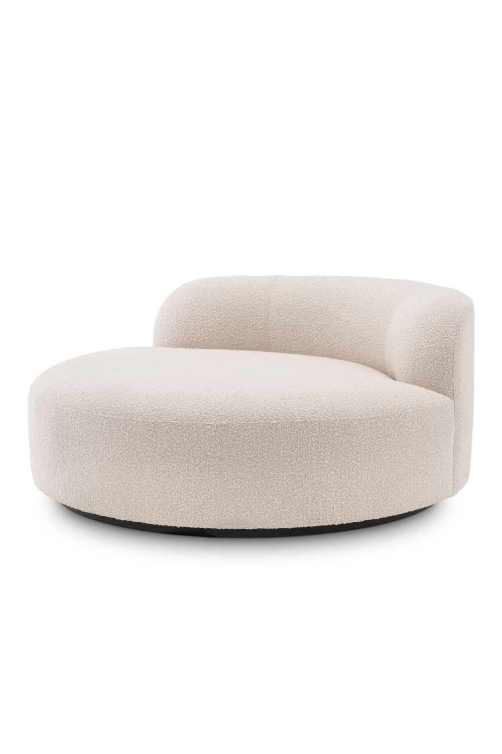 Cream Bouclé Round Sofa | Eichholtz Björn | Oroa.com