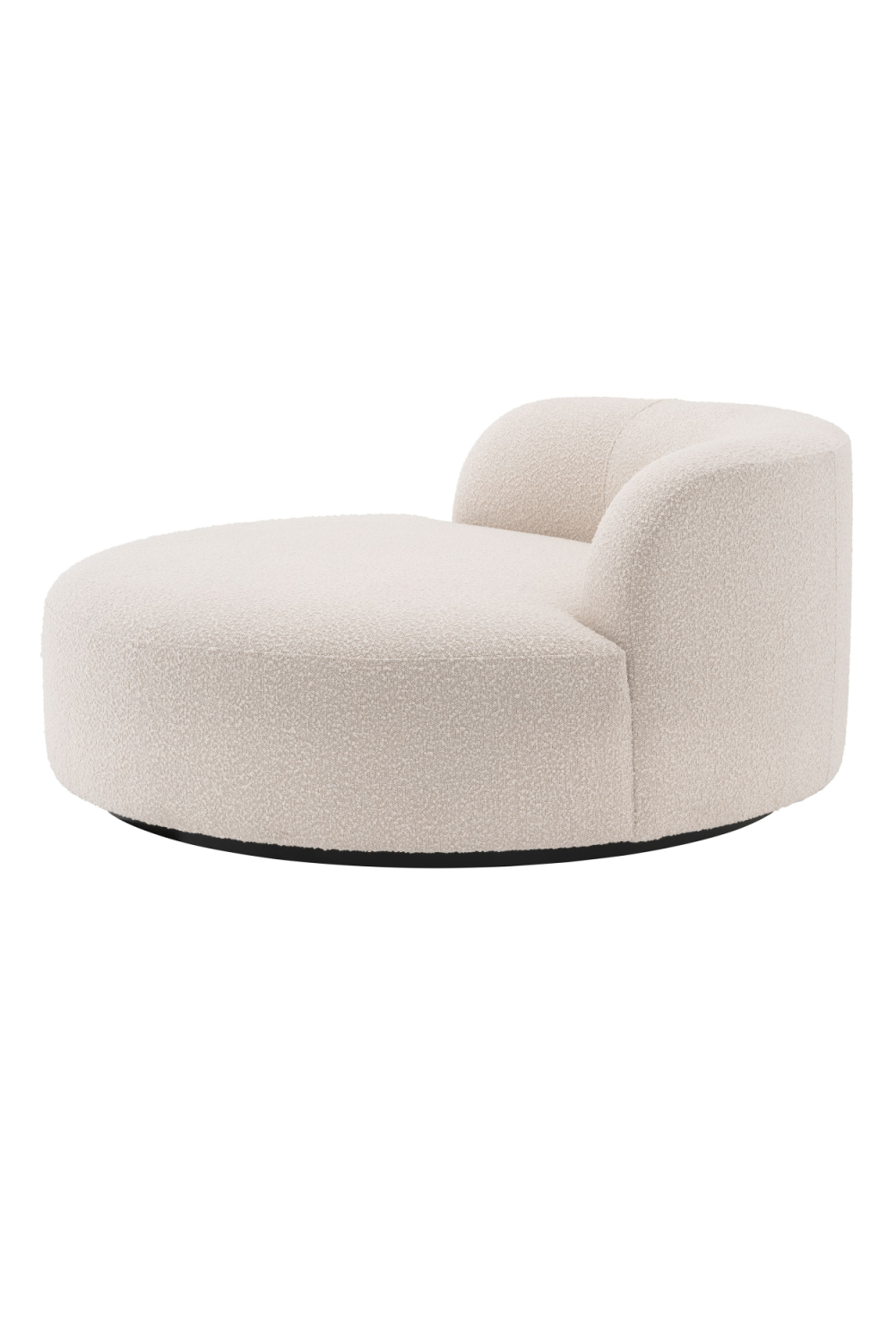 Cream Bouclé Round Sofa | Eichholtz Björn | Oroa.com