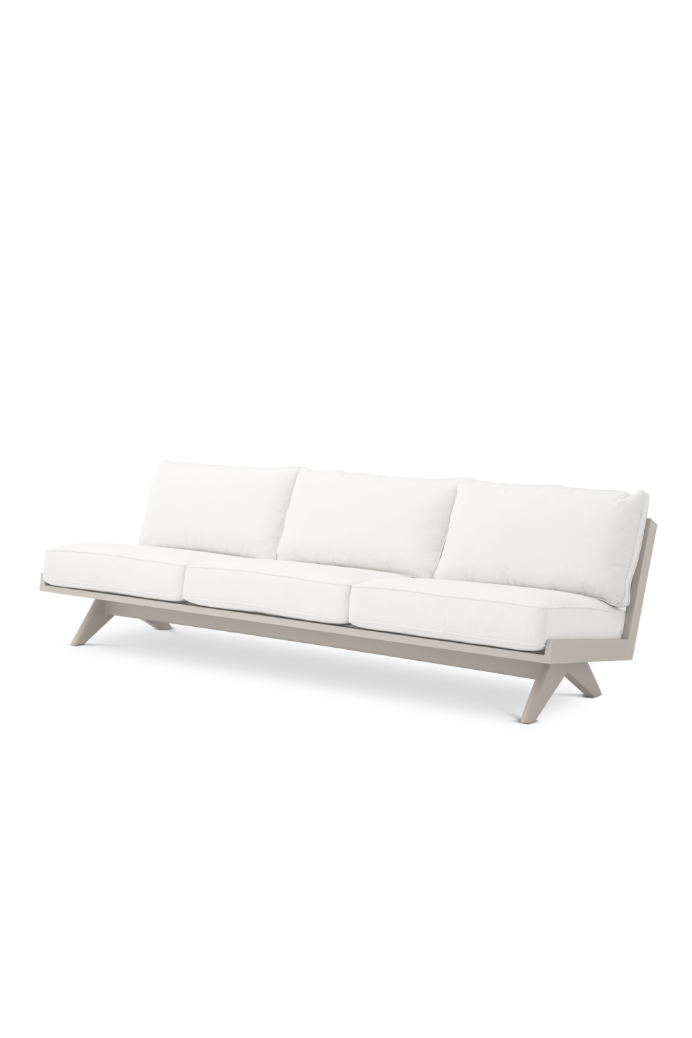 Sand Finish Cushioned Outdoor Sofa | Eichholtz Lomax | Oroa.com