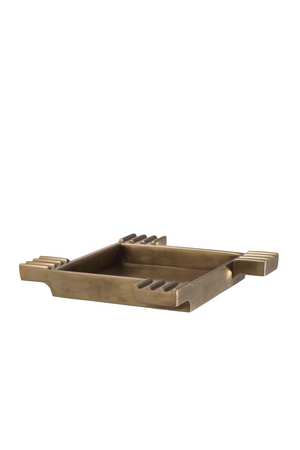 Vintage Brass Square Bowl | Eichholtz Mack | OROA