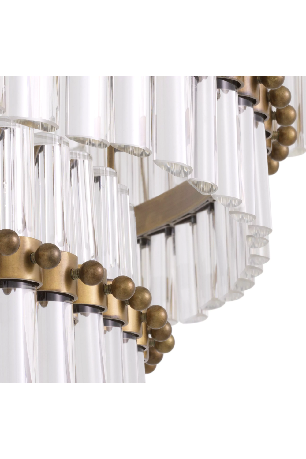 Tiered Glass Tubes Chandelier | Eichholtz Scottsdale | OROA TRADE