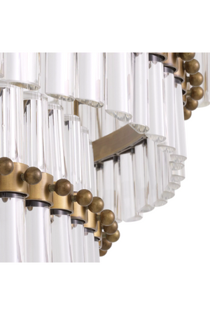 Tiered Glass Tubes Chandelier | Eichholtz Scottsdale | OROA TRADE