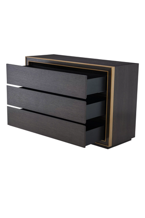 Gold Rimmed Wooden Dresser | Eichholtz Camelot | OROA.com