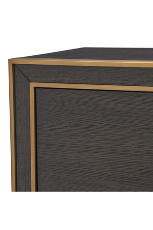 Gold Rimmed Wooden Dresser | Eichholtz Camelot | OROA.com