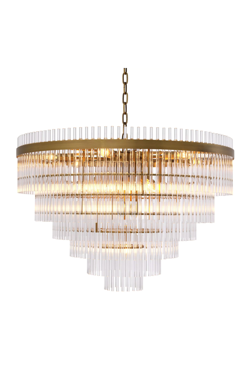 Cascading Glass Rods Chandelier | Eichholtz East | OROA