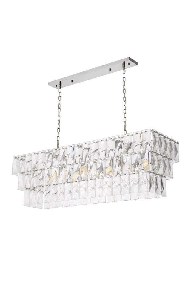 Rectangular Crystals Chandelier | Eichholtz Amazone | OROA