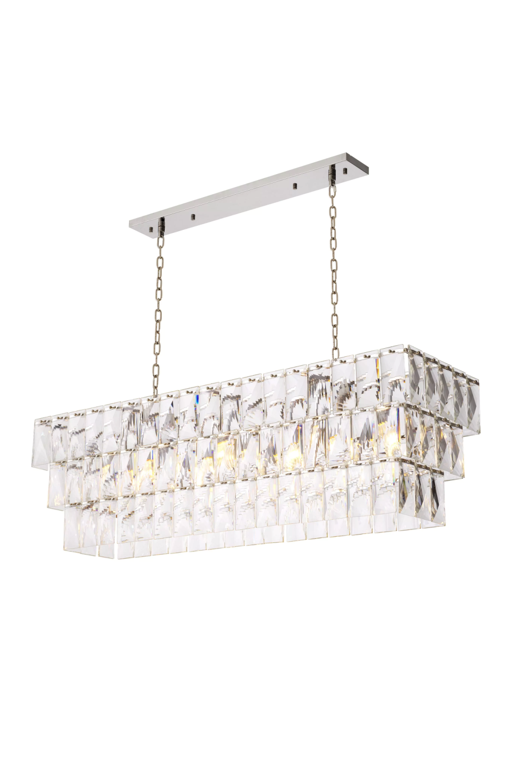 Rectangular Crystals Chandelier | Eichholtz Amazone | OROA