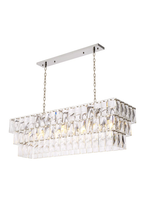 Rectangular Crystals Chandelier | Eichholtz Amazone | OROA