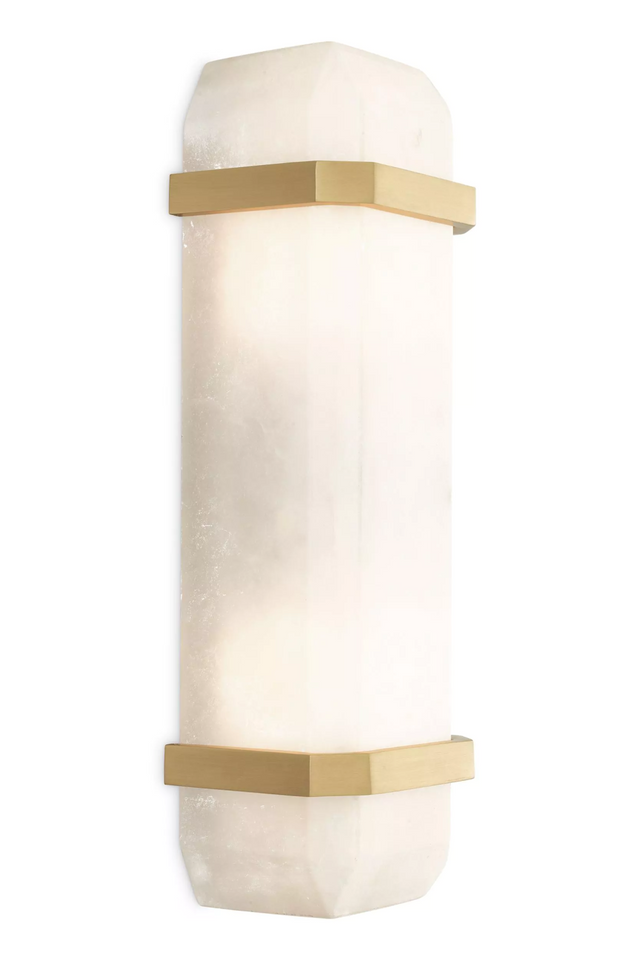 Alabaster Block Wall Lamp | Eichholtz Pandora | Oroa.com