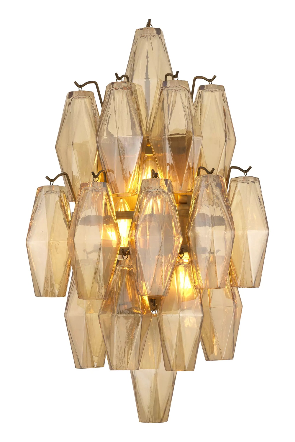 Diamond Amber Glass Wall Lamp | Eichholtz Benini | OROA TRADE