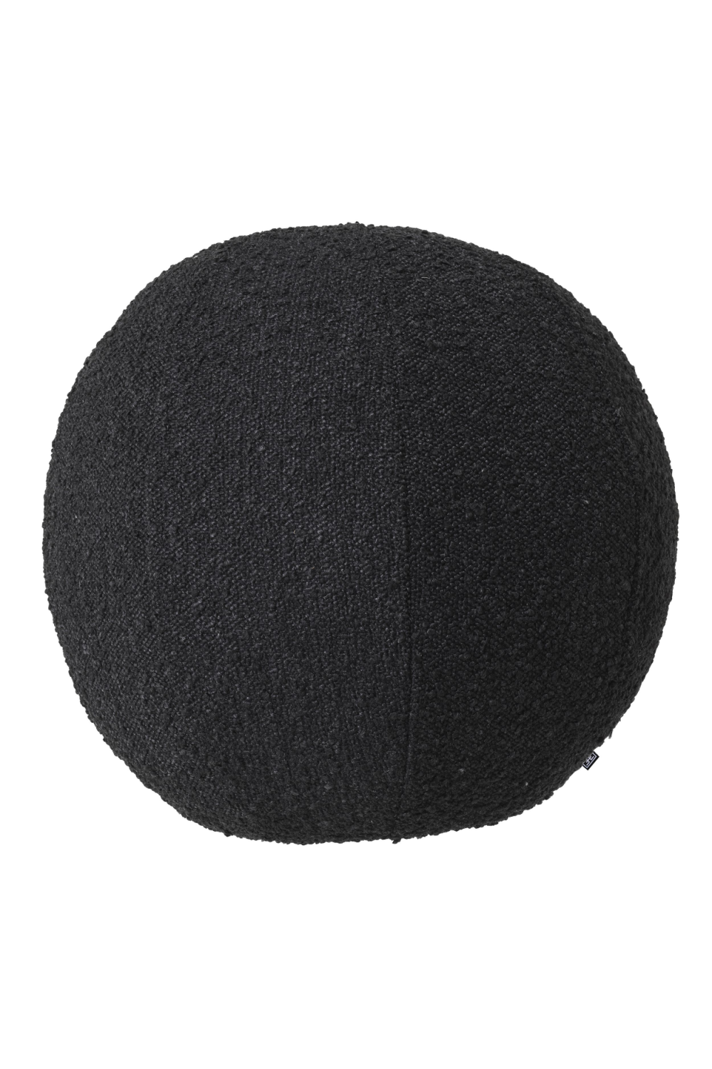 Black Bouclé Ball Cushion | Eichholtz Palla | Oroa.com