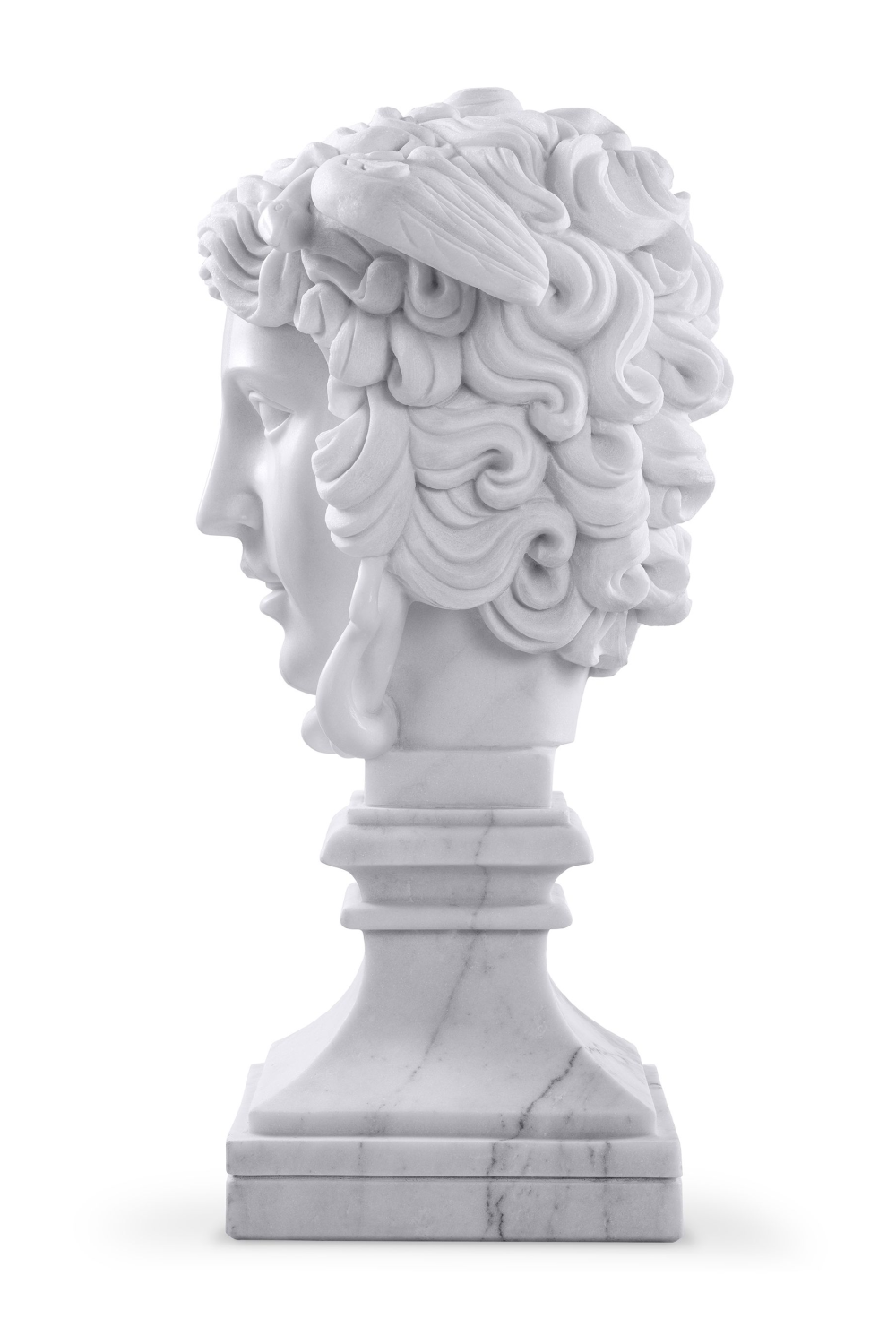 White Marble Sculpture | Eichholtz Medusa | OROA