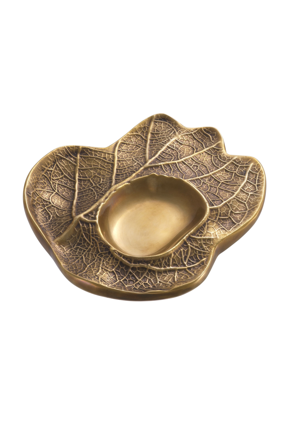 Vintage Brass Leaf Bowl | Eichholtz Clemence | OROA.com