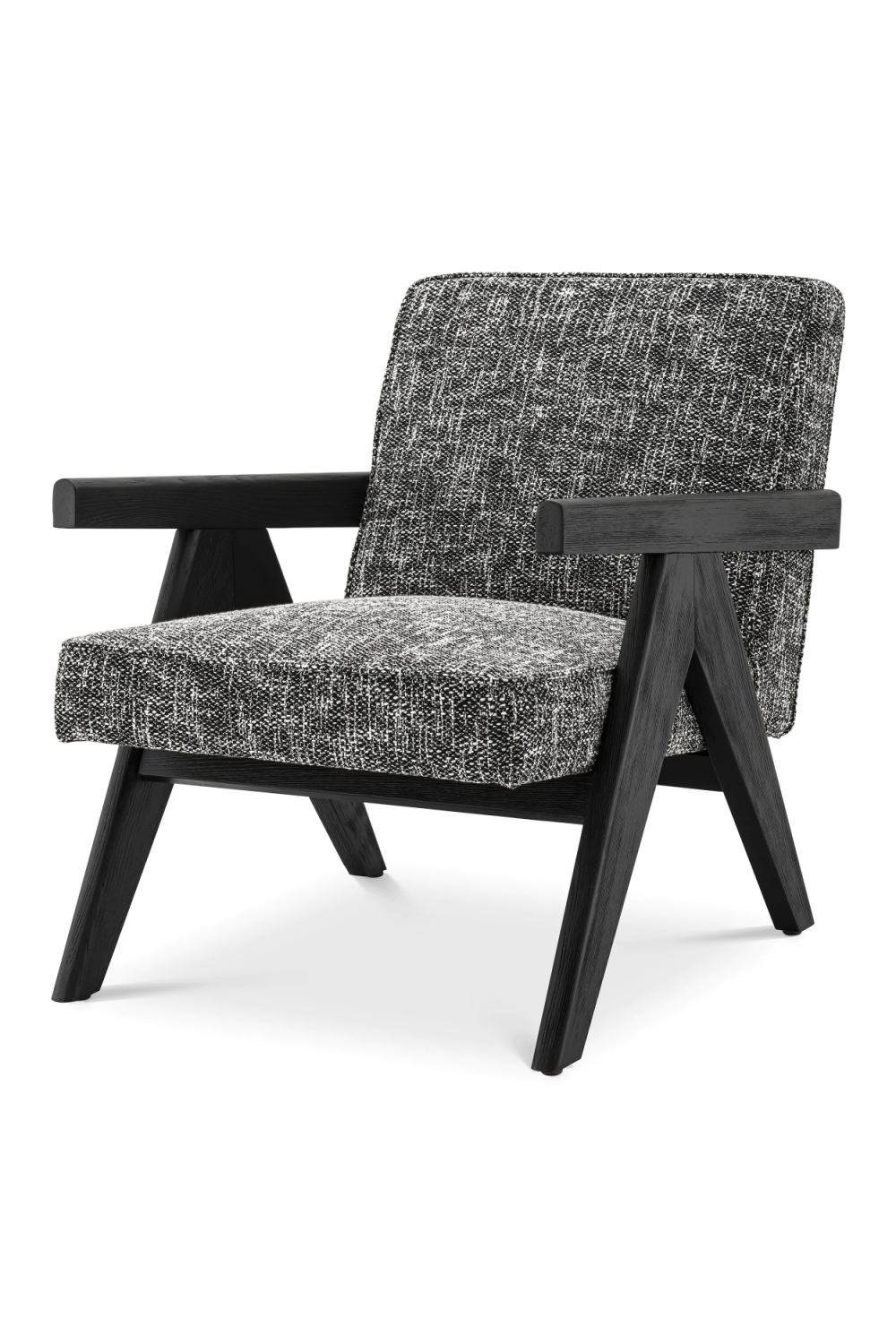 Black Vintage Minimalist Lounge Chair | Eichholtz Greta | Oroa.com