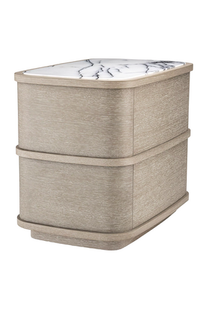 Marble Top Contemporary Nightstand | Eichholtz Cabana | OROA.com