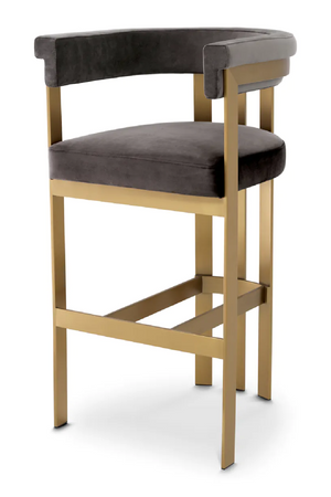 Modern Curved Bar Stool | Eichholtz Clubhouse | Oroa.com