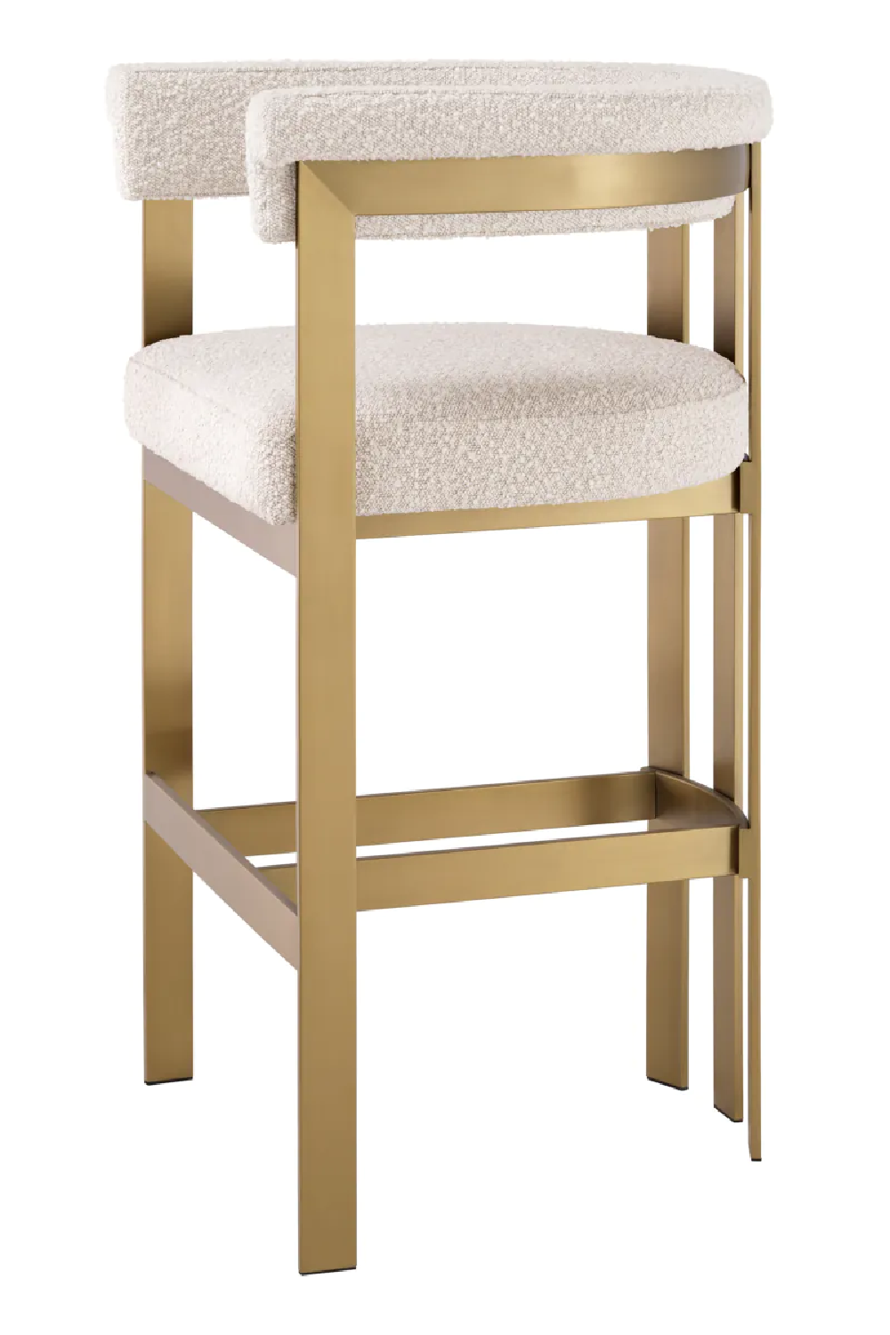 Modern Curved Bar Stool | Eichholtz Clubhouse | Oroa.com