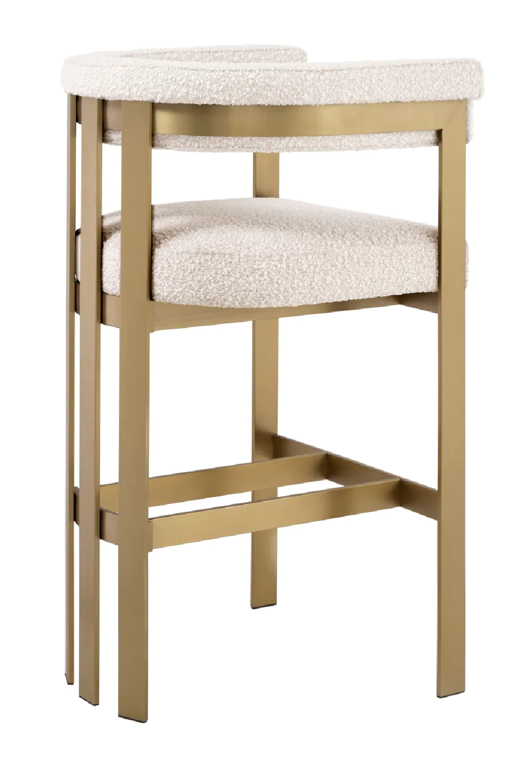 Modern Curved Bar Stool | Eichholtz Clubhouse | Oroa.com