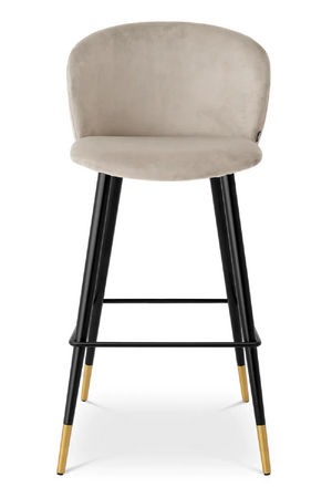 Vintage Inspired Velvet Bar Stool | Eichholtz Volante | Oroa.com