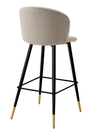 Vintage Inspired Velvet Bar Stool | Eichholtz Volante | Oroa.com
