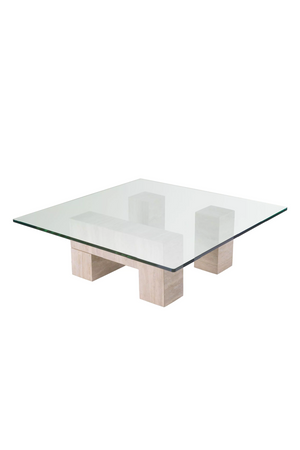 Square Glass Coffee Table | Eichholtz Ikal | Oroa.com