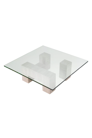 Square Glass Coffee Table | Eichholtz Ikal | Oroa.com