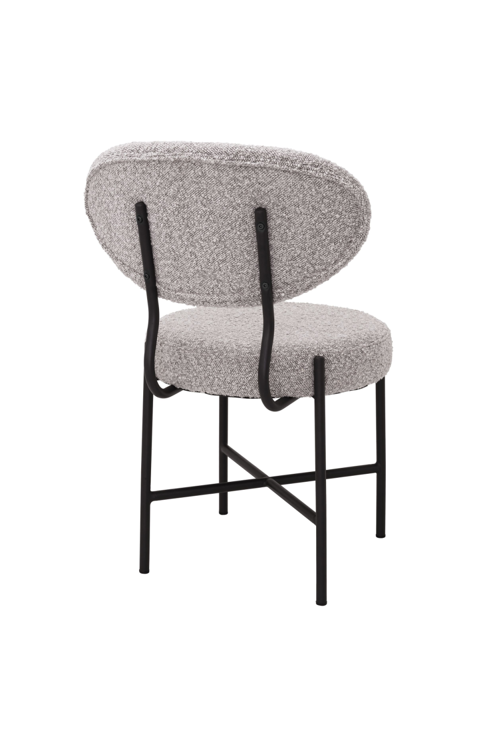 Gray Bouclé Dining Chairs (2) | Eichholtz Vicq  | Oroa.com
