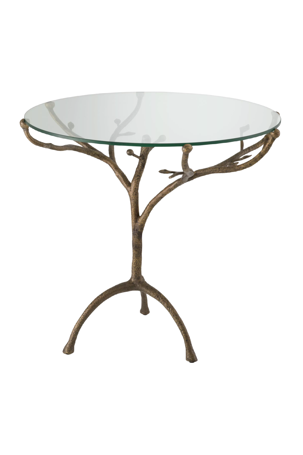 Rustic Tripod Glass Centre Table | Eichholtz Christophe | OROA.com