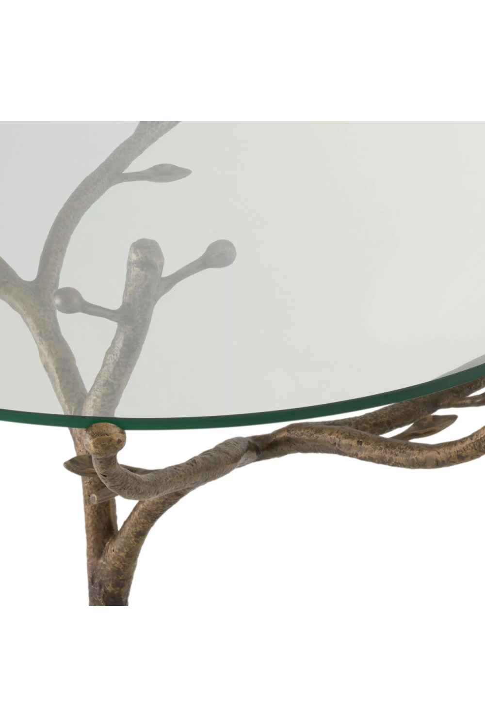 Rustic Tripod Glass Centre Table | Eichholtz Christophe | OROA.com