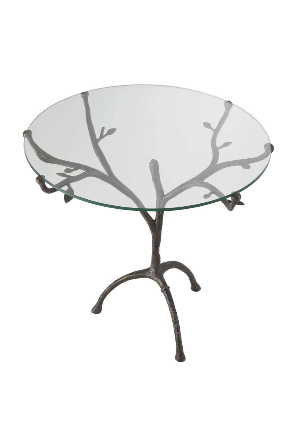 Rustic Tripod Glass Centre Table | Eichholtz Christophe | OROA.com