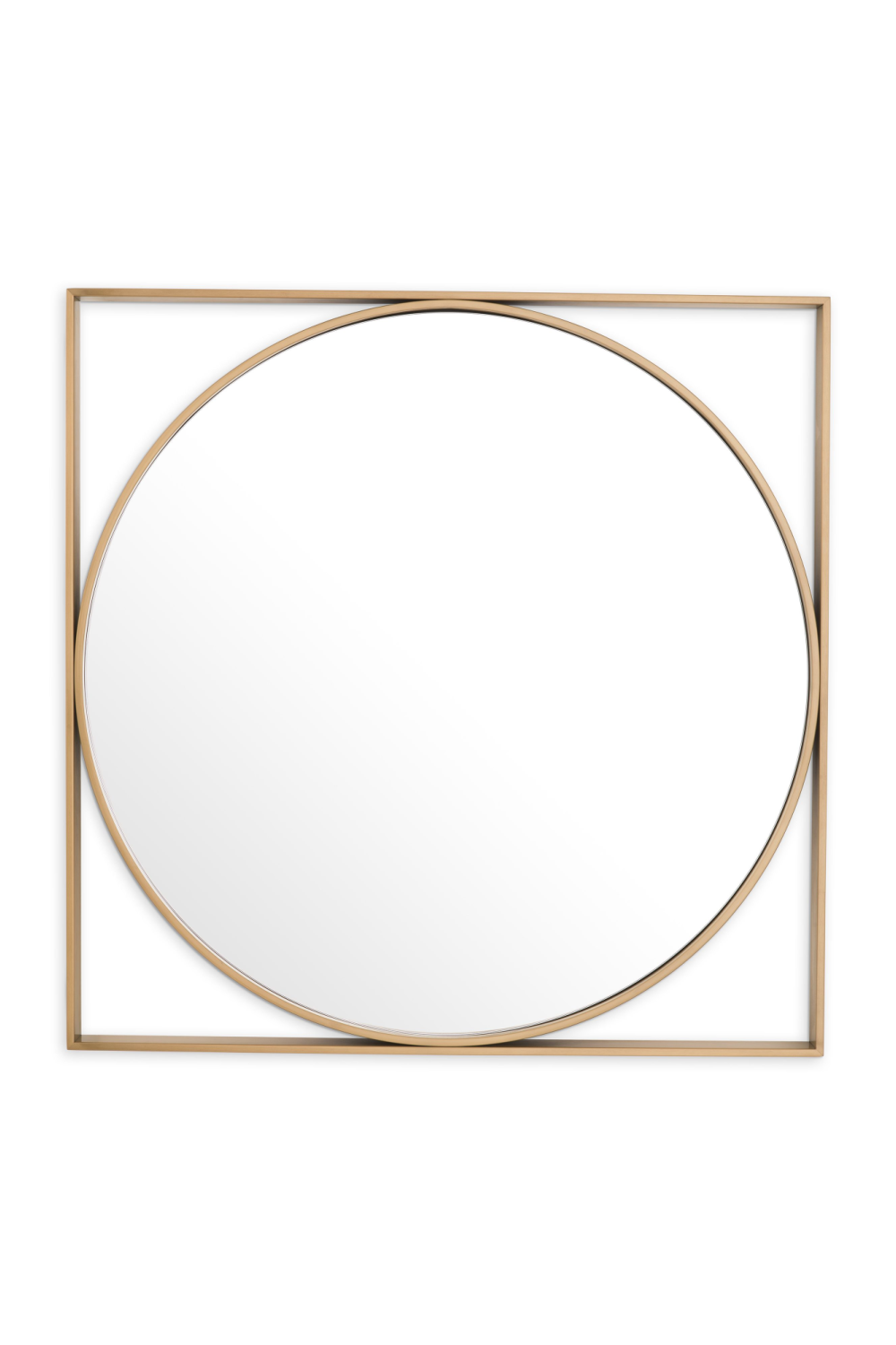 Square Framed Round Mirror | Eichholtz Montauk | OROA.com