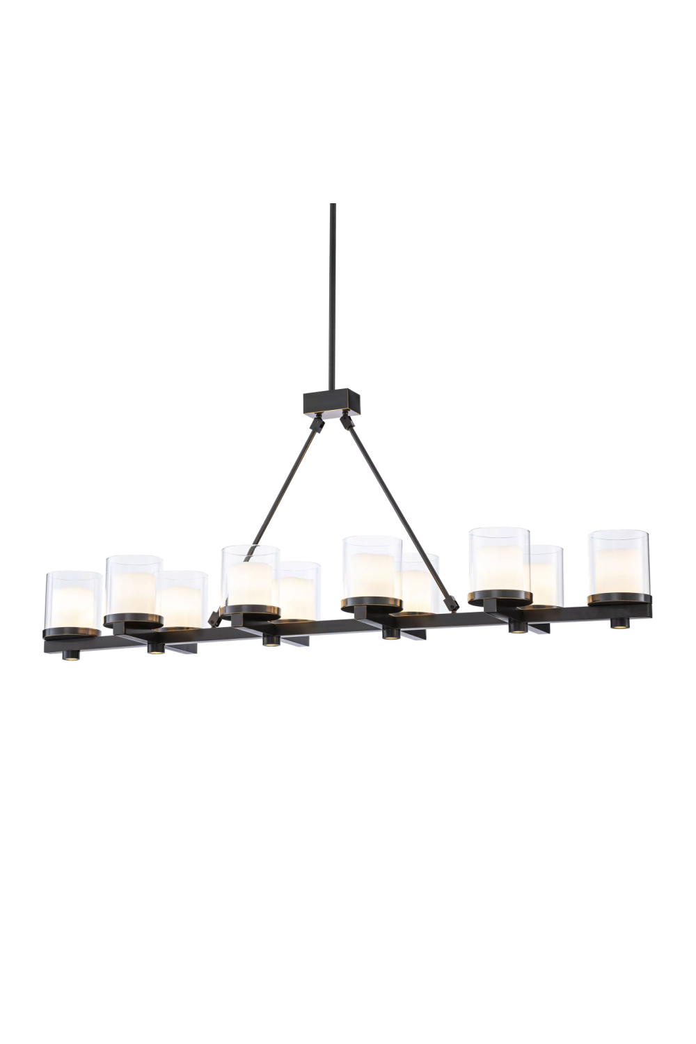 Clear Glass 10-Light Chandelier | Eichholtz Donovan | OROA