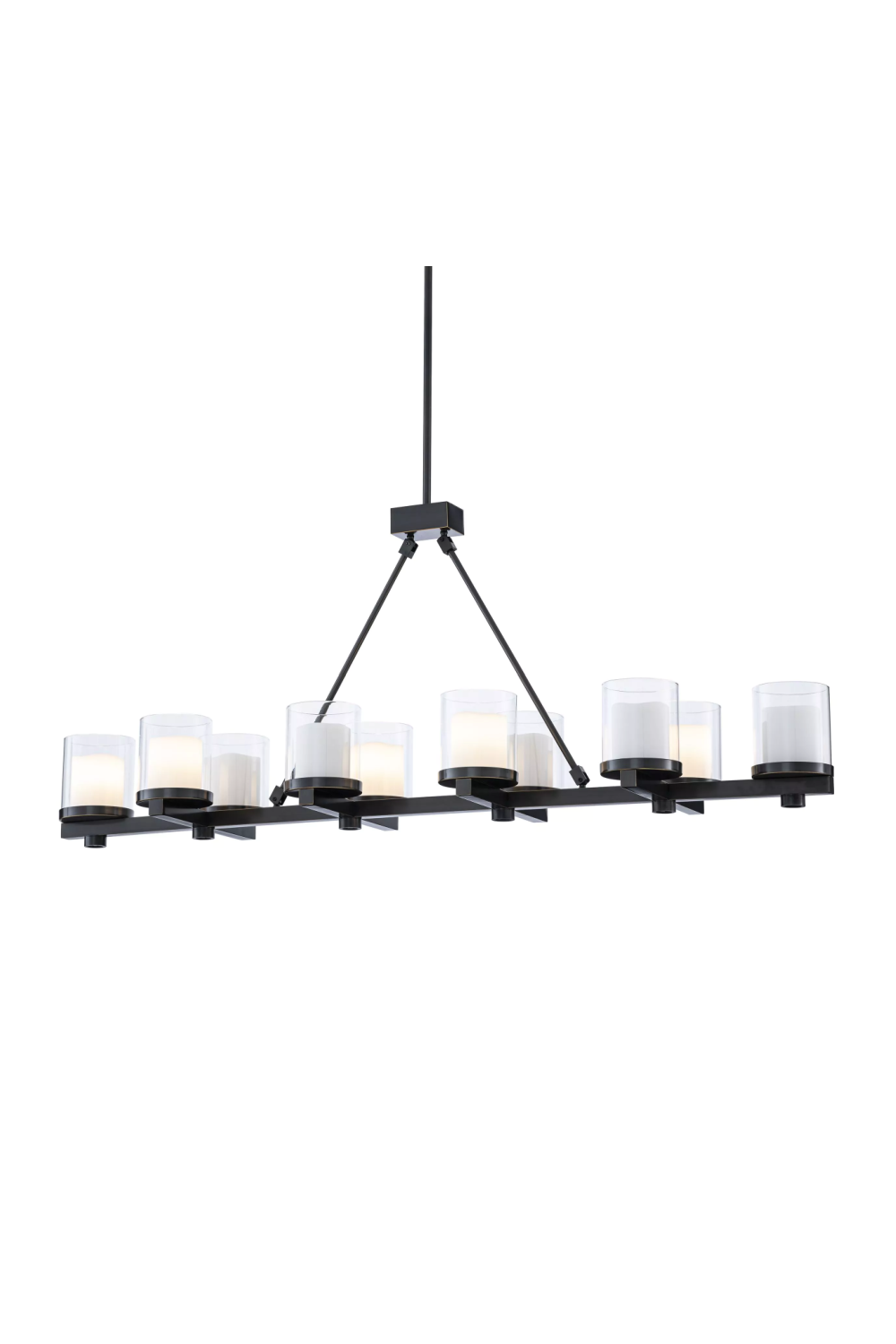 Clear Glass 10-Light Chandelier | Eichholtz Donovan | OROA