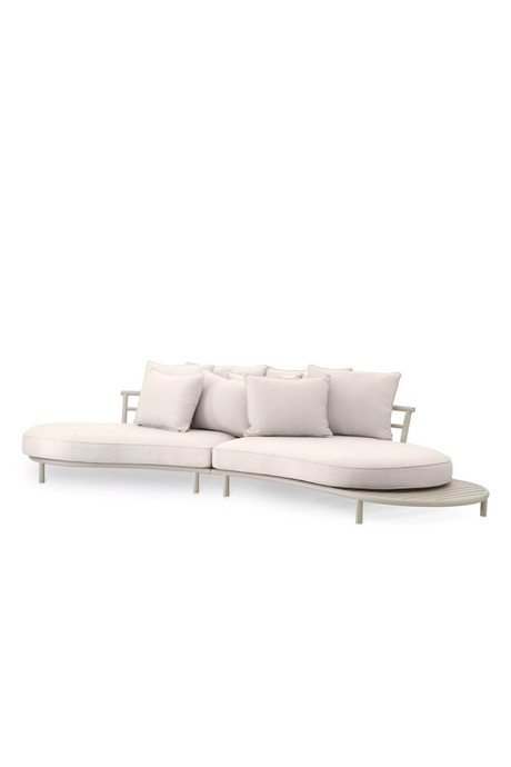 White Curved Outdoor Sofa | Eichholtz Laguno | Oroa.com