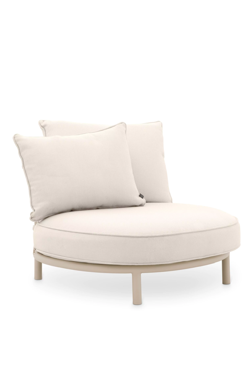 White Round Outdoor Chair | Eichholtz Laguno | Oroa.com