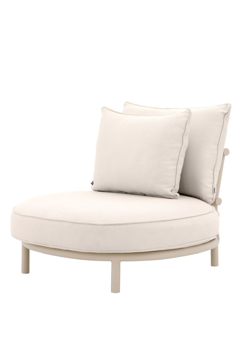 White Round Outdoor Chair | Eichholtz Laguno | Oroa.com