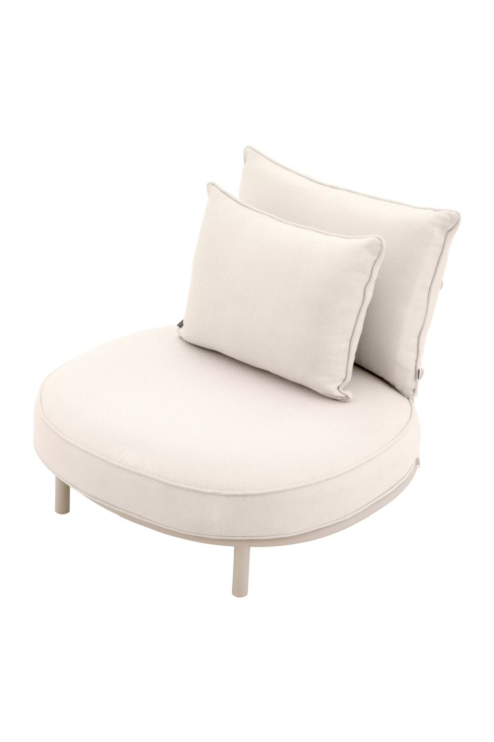 White Round Outdoor Chair | Eichholtz Laguno | Oroa.com