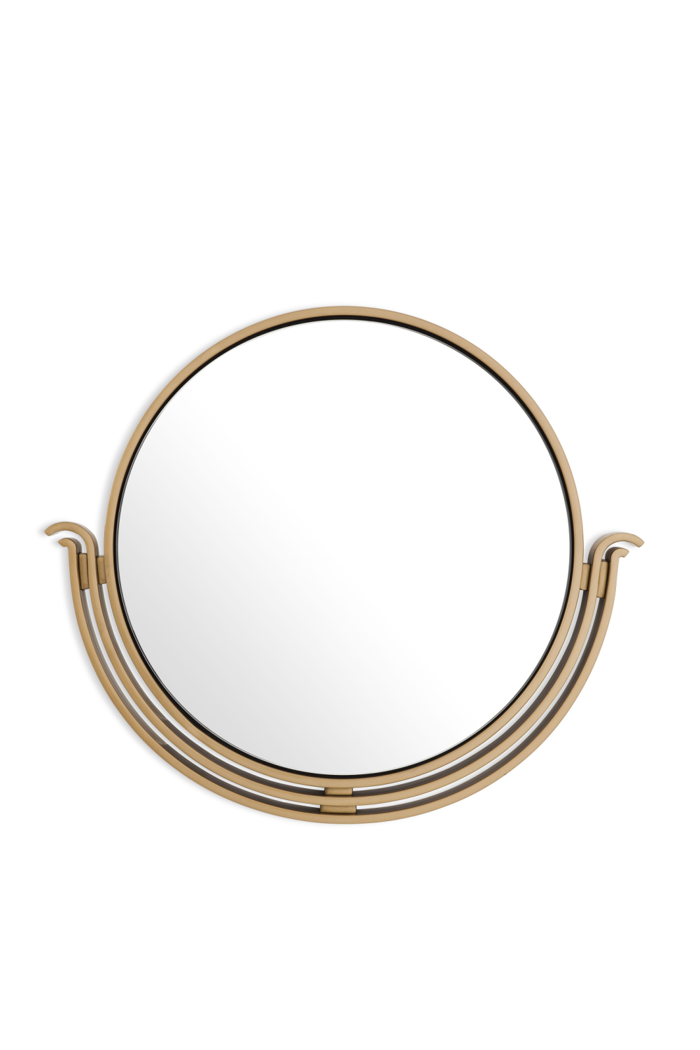 Antique Brass Round Mirror | Eichholtz Tombo | OROA.com
