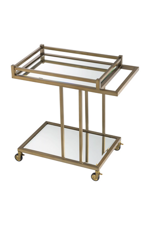 Stainless Steel Framed Glass Trolley | Eichholtz Beverly Hills | OROATRADE.com