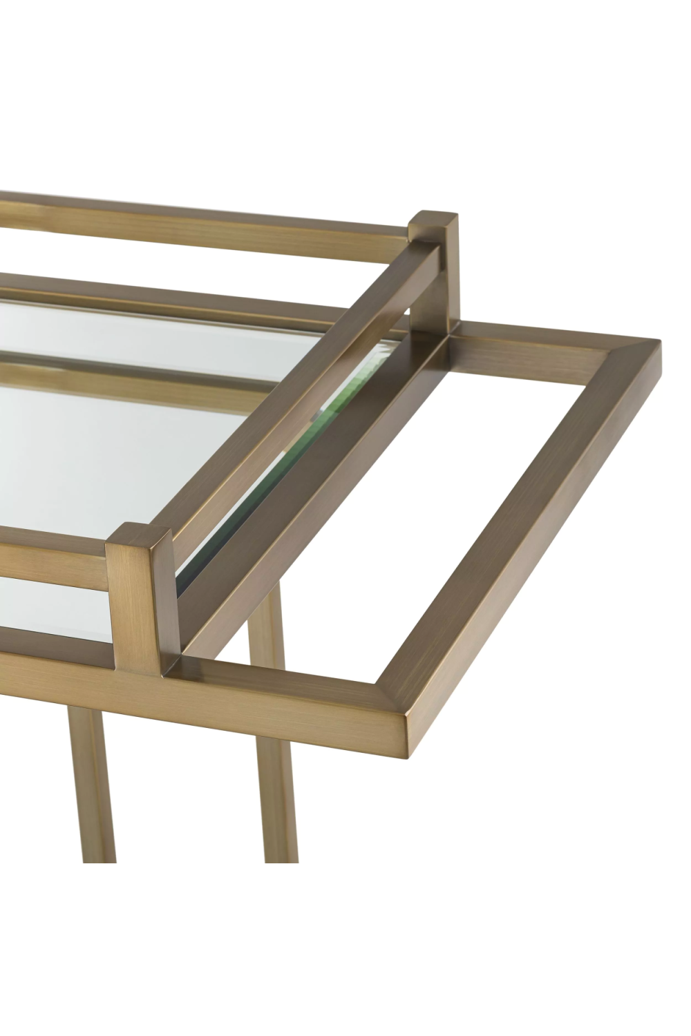 Stainless Steel Framed Glass Trolley | Eichholtz Beverly Hills | OROATRADE.com