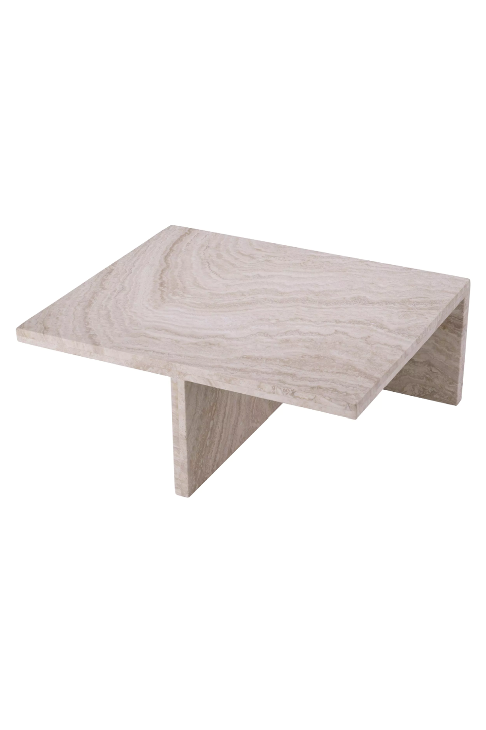 Minimalist Travertine Coffee Table | Eichholtz Amara | Oroa.com