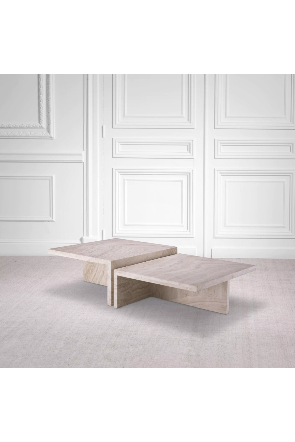 Minimalist Travertine Coffee Table | Eichholtz Amara | Oroa.com