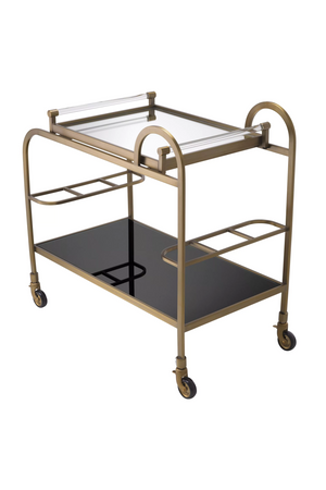 Modern Brushed Brass Trolley | Eichholtz Montreuil | OROA.com